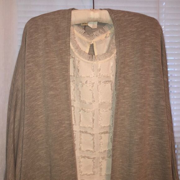 DONNI. 14 Slouchy Ribbed Cardigan Sweater Duster - Picture 10 of 16